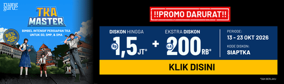 PROMO DARURAT TKA MASTER 