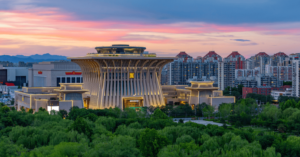 Pemandangan kampus Peking University