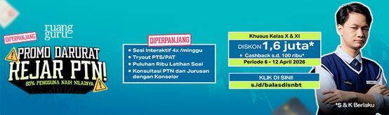 Perpanjangan promo balas di snbt kelas 10 & 11 sma