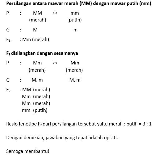 Perhatikan Bagan Berikut! Bila F1 Disilangkan Deng...