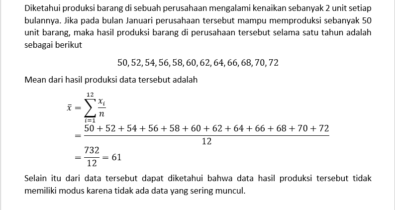 Produksi Barang Di Sebuah Perusahaan Mengalami Ken...