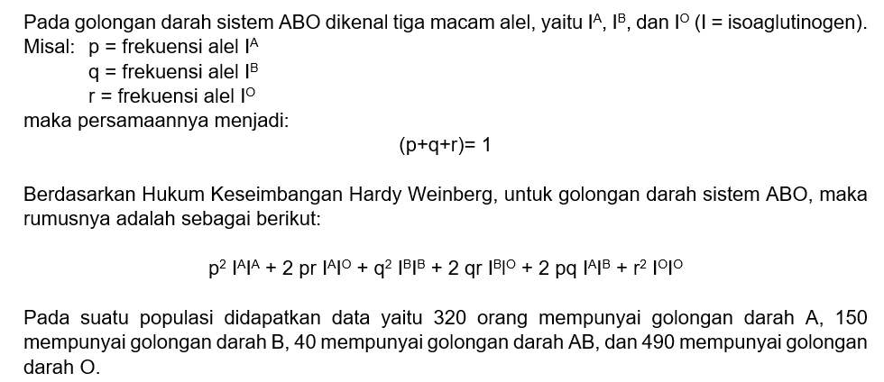 Pada Suatu Populasi Didapatkan Data Sebagai Beriku...