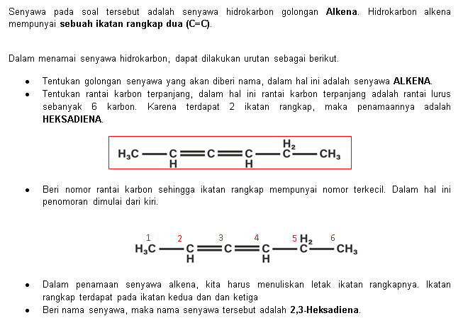 Nama Senyawa CH2-CH-C-CH-CH2-CH3...