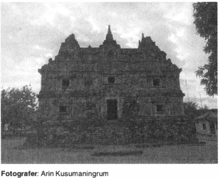 Perhatikan candi pada gambar berikut! Ciri khas la...