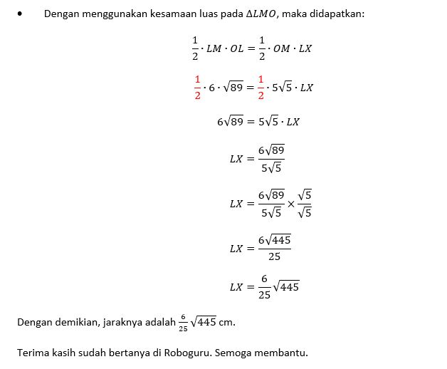 Diketahui balok KLMN OPQR dengan Panjang KL=8cm,LM...