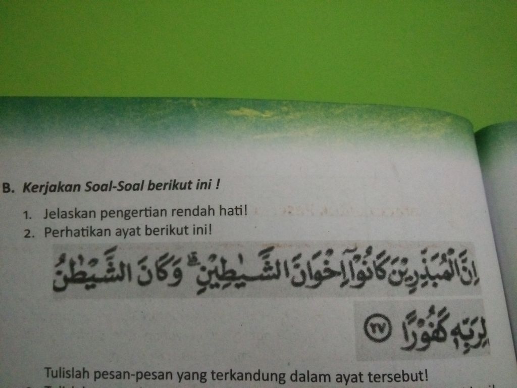 Perhatikan Ayat Berikut Ini! Tulislah Pesan Pesan ...