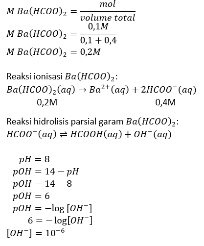 Sebanyak 100ml Larutan Ba(oh)2 Dimasukan Kedalam B...