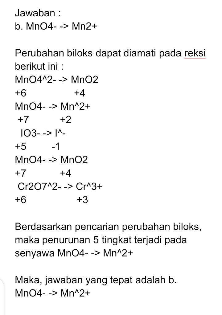 Perubahan Berikut Yang Menunjukkan Penurunan Bilan...