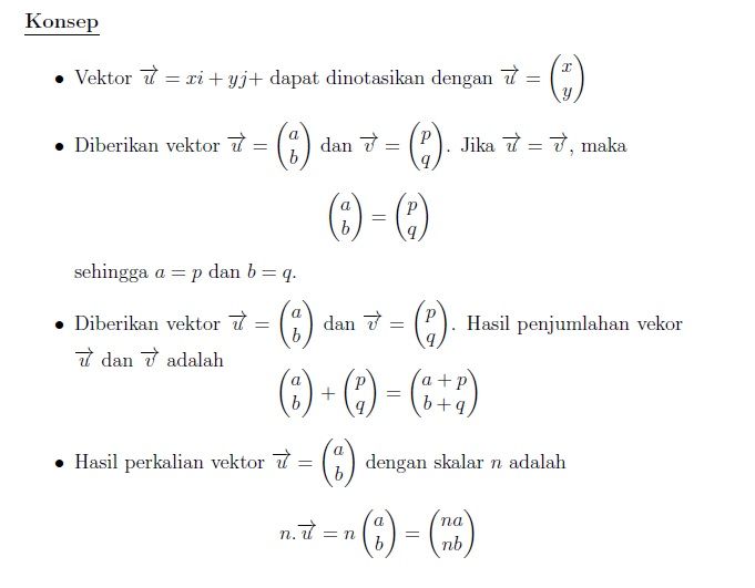 Diketahui Vektor A = 3i - 2j, B = -i + 4j, Dan P