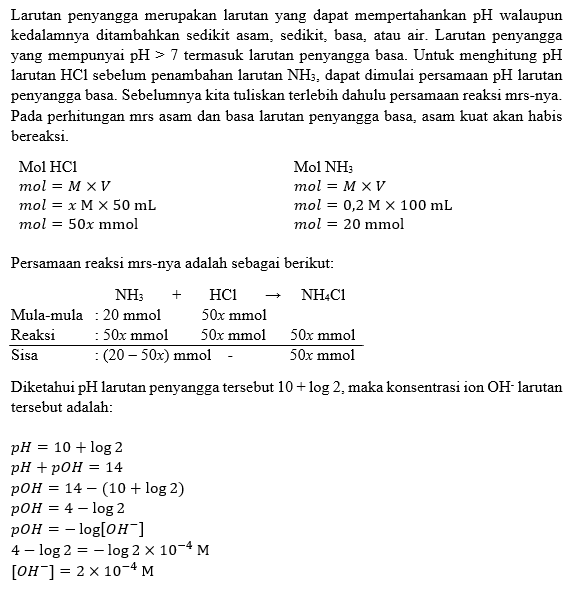 Perhatikan Gambar Berikut! Campuran Larutan Terseb...