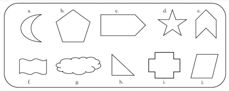 Berilah tanda ceklist ( ) untuk bangun segi banyak...