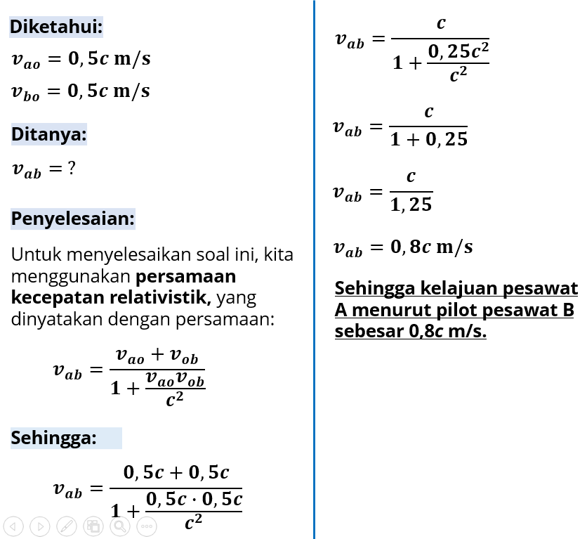 Dua Pesawat Antariksa A Dan B Bergerak Saling Menj...