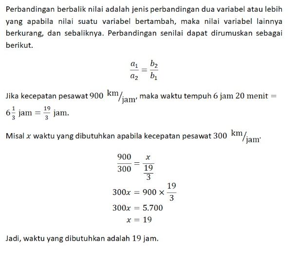 Sebuah Pesawat Terbang Dengan Kecepatan Rata Rata ...