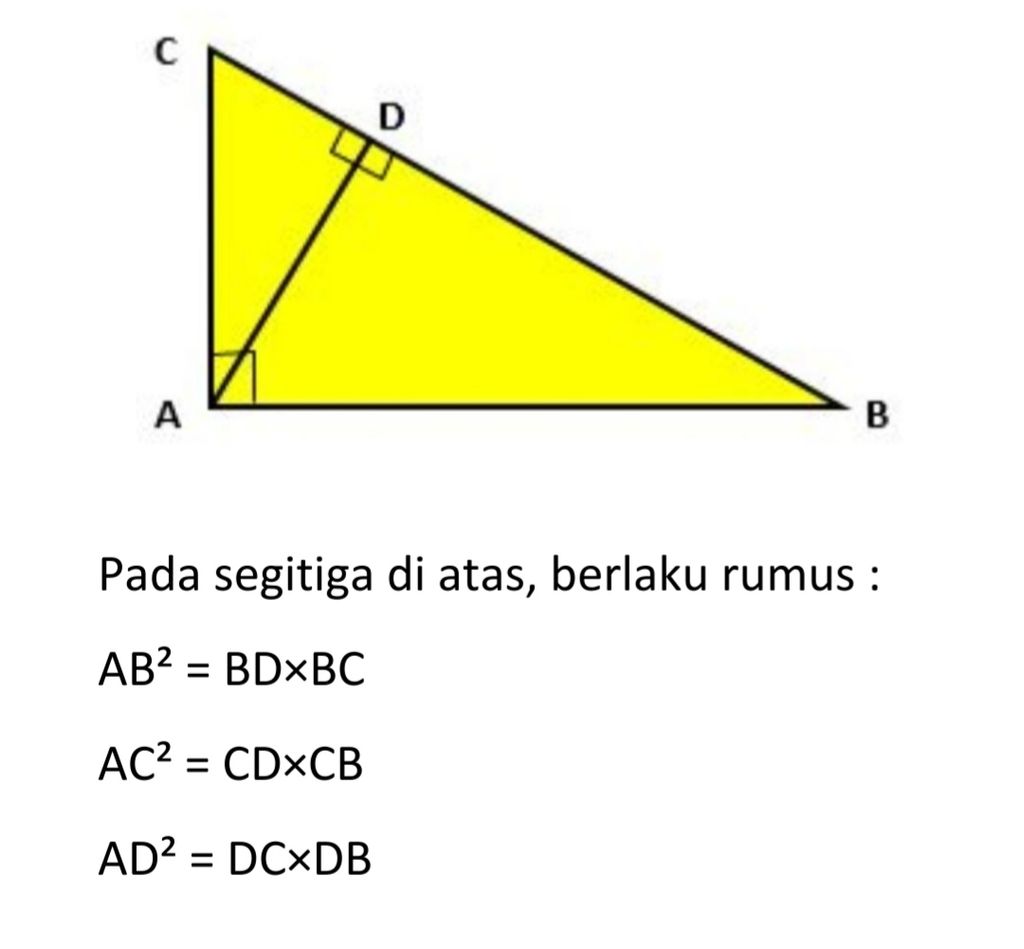 Perhatikan Gambar Segitiga ABC Di Bawah Ini ! Pan...