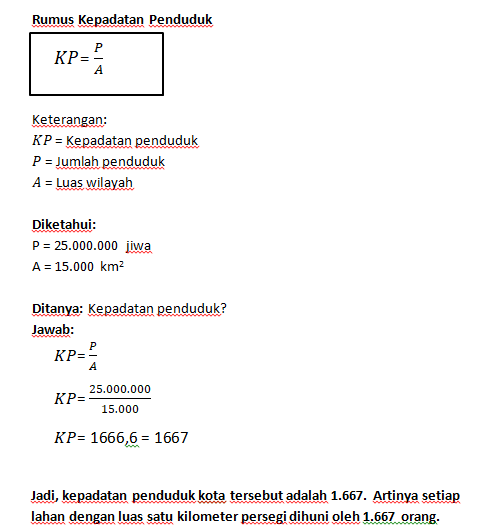 Sebuah Kota Jumlah Penduduk Nya Adalah 25 Juta Jiw...