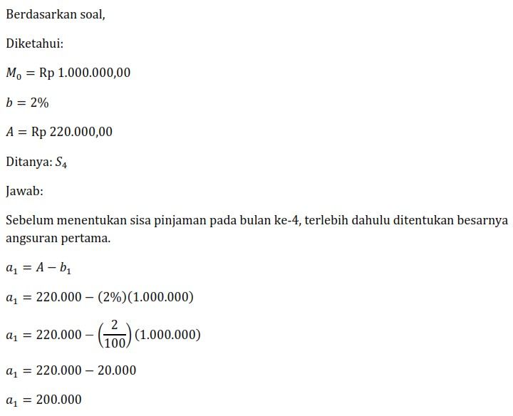 Pinjaman Sebesar Rp. 1.000.000,00 Berdasarkan Suku...