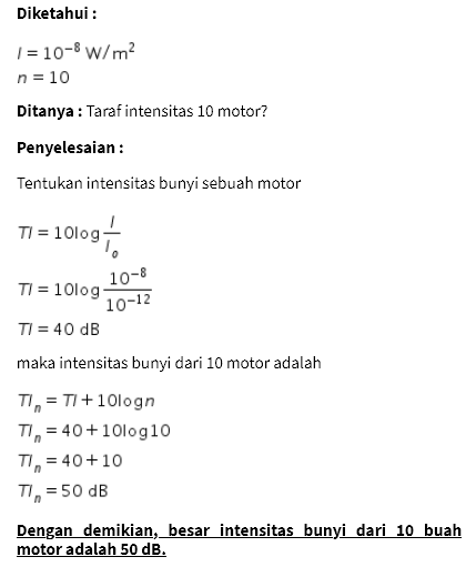 Sebuah Motor Yang Sedang Di Gunakan Memiliki Inten...