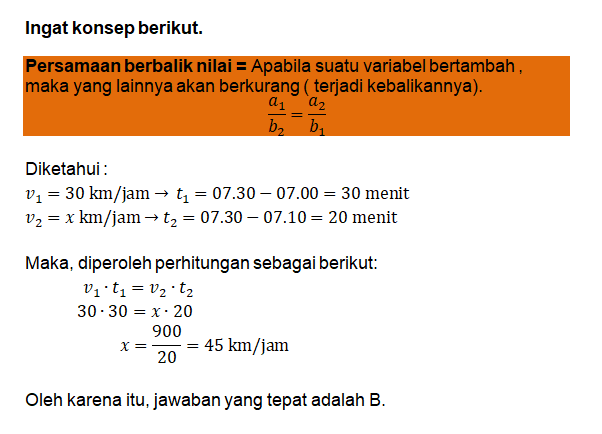 Setiap Pagi Budi Berangkat Pukul 07.00 Menggunakan...