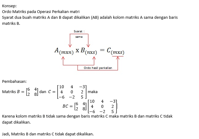 Diketahui Matriks - Matriks Berikut. A=[(-2 0 3)(1...