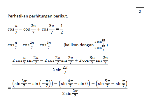 Cos π 7