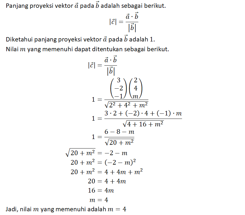 Diketahui Vektor A= 3i - 2j - K Dan B= 2i + 4j + M...