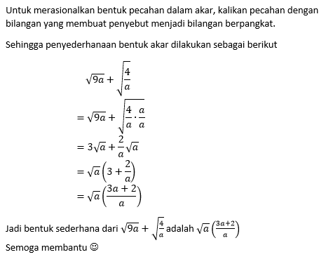 Tuliskan Dalam Bentuk Yang Paling Sederhana. B. A...