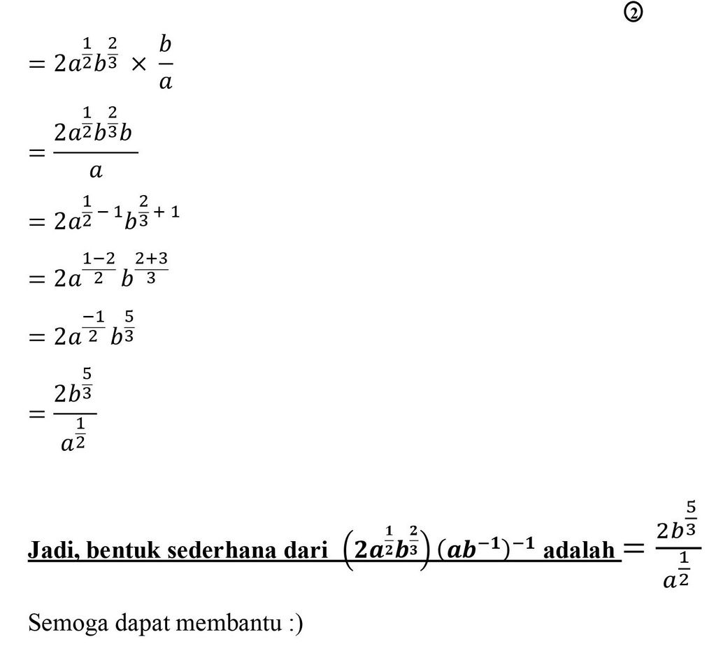 √ Tentukan Bentuk Sederhana Dari - Wanjay