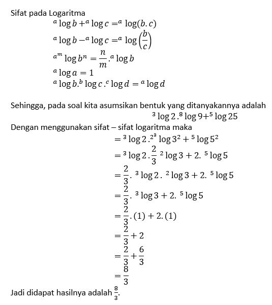 3log2.8log9+5log25...