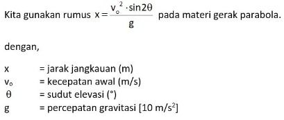 Sebuah Peluru Ditembakkan Dengan Kecepatan Awal 40...