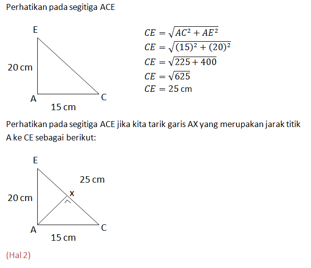 Balok ABCD.EFGH Mempunyai Panjang AB= 12cm,BC=9cm,...