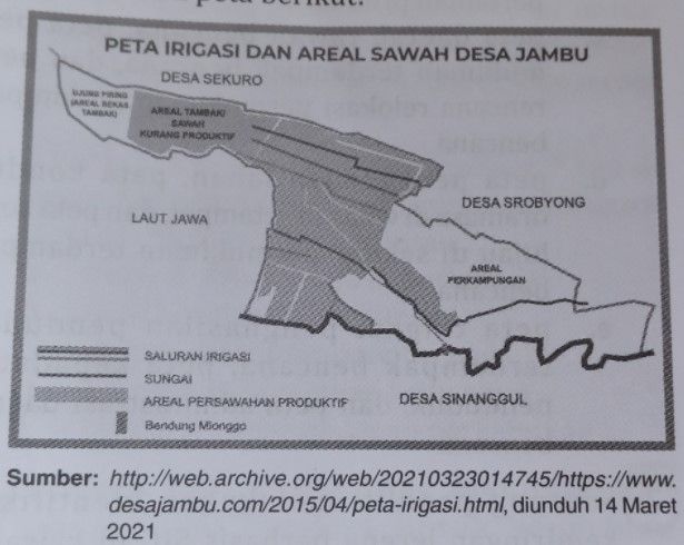 Perhatikan Peta Berikut! Peta Tersebut Mendukung K...