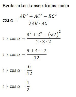 Diketahui Segitiga ABC Dengan AC = 2, AB = 3, Dan ...