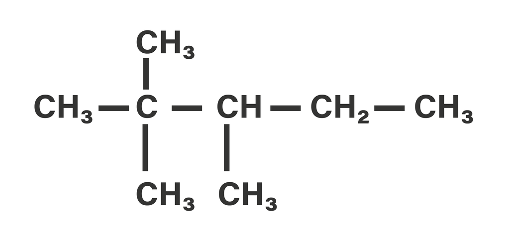 rumus struktur 2 3 dimetilpentana