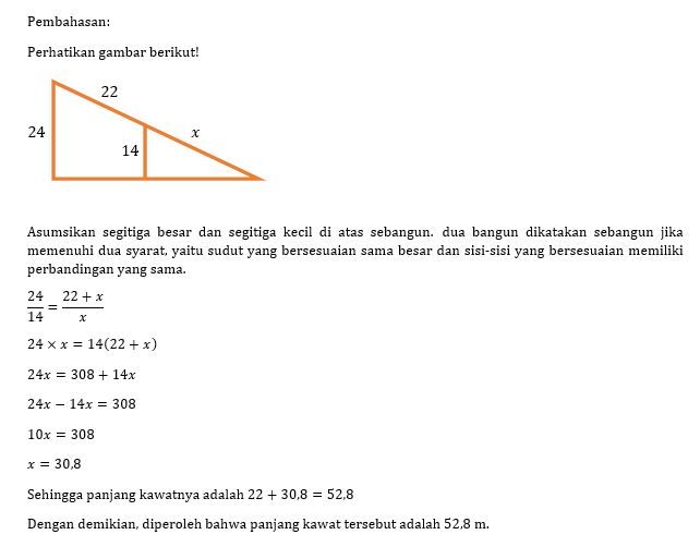 Jelsakan Soal Dibawah Ini!!! Dua Buah Tiang Dengan...