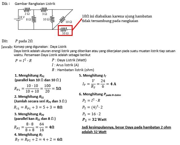 Pada Rangkaian Di Bawah Ini Energi Yang Digunakan ...