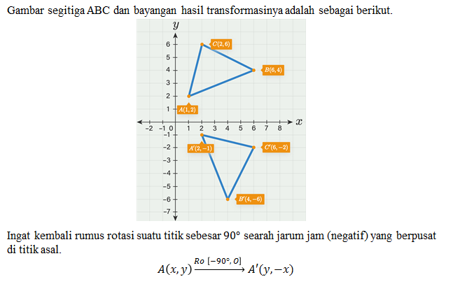 Diketahui Segitiga ABC Dengan Koordinat Titik Sudu...