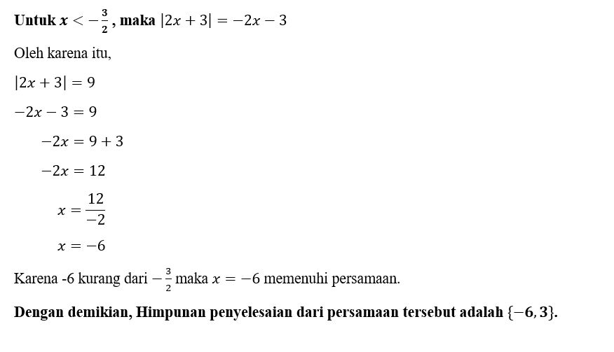 himpunan penyelesaian dari 9 x − 54 3 x 1 adalah