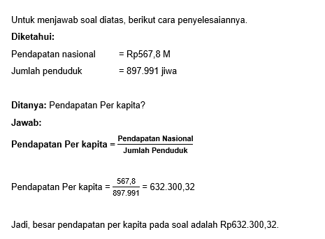 Pendapatan Per Kapita Negara Yang Pendapatan Nasio...