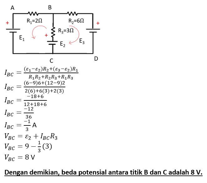 Diberikan Sebuah Rangkaian Yang Terdiri Dari Dua B...