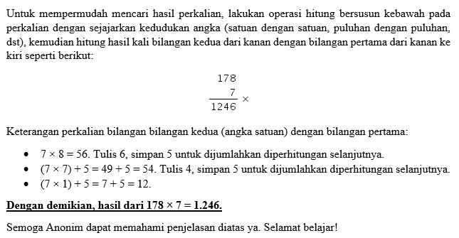 178x7 Math 178×7=...