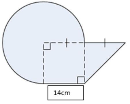Perhatikan gambar disamping! Luas daerah disamping...