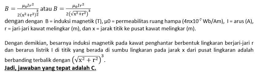 Besarnya Induksi Magnetik Pada Kawat Penghantar Be...