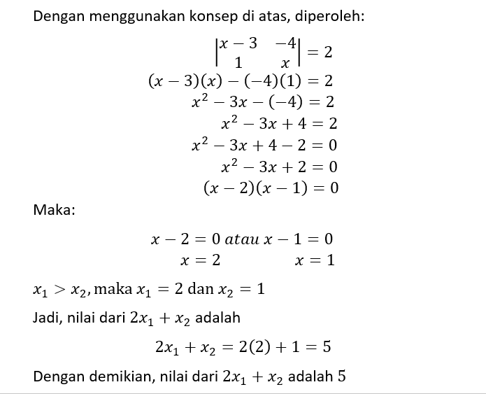 penyelesaian dari 1 4 x 8 )= 8 2 3x adalah