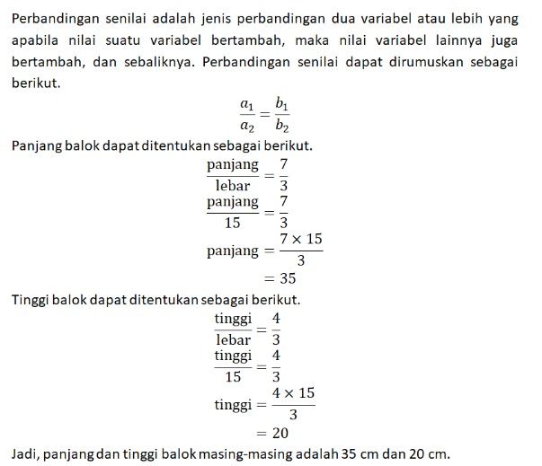 Perbandingan Panjang,lebar,dan Tinggi Balok Adalah...