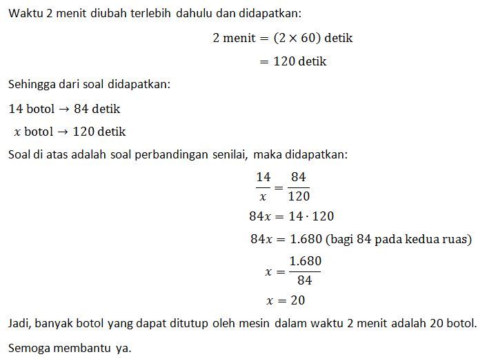 Sebuah Mesin Di Suatu Pabrik Minuman Mampu Memasan...