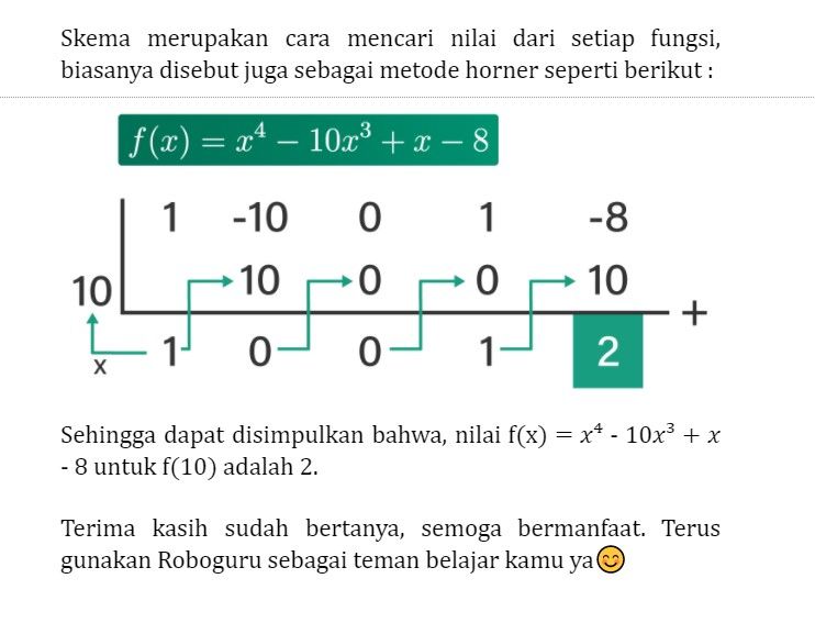 Gunakan Metode Substitusi Dan Metode Skema Untuk M...