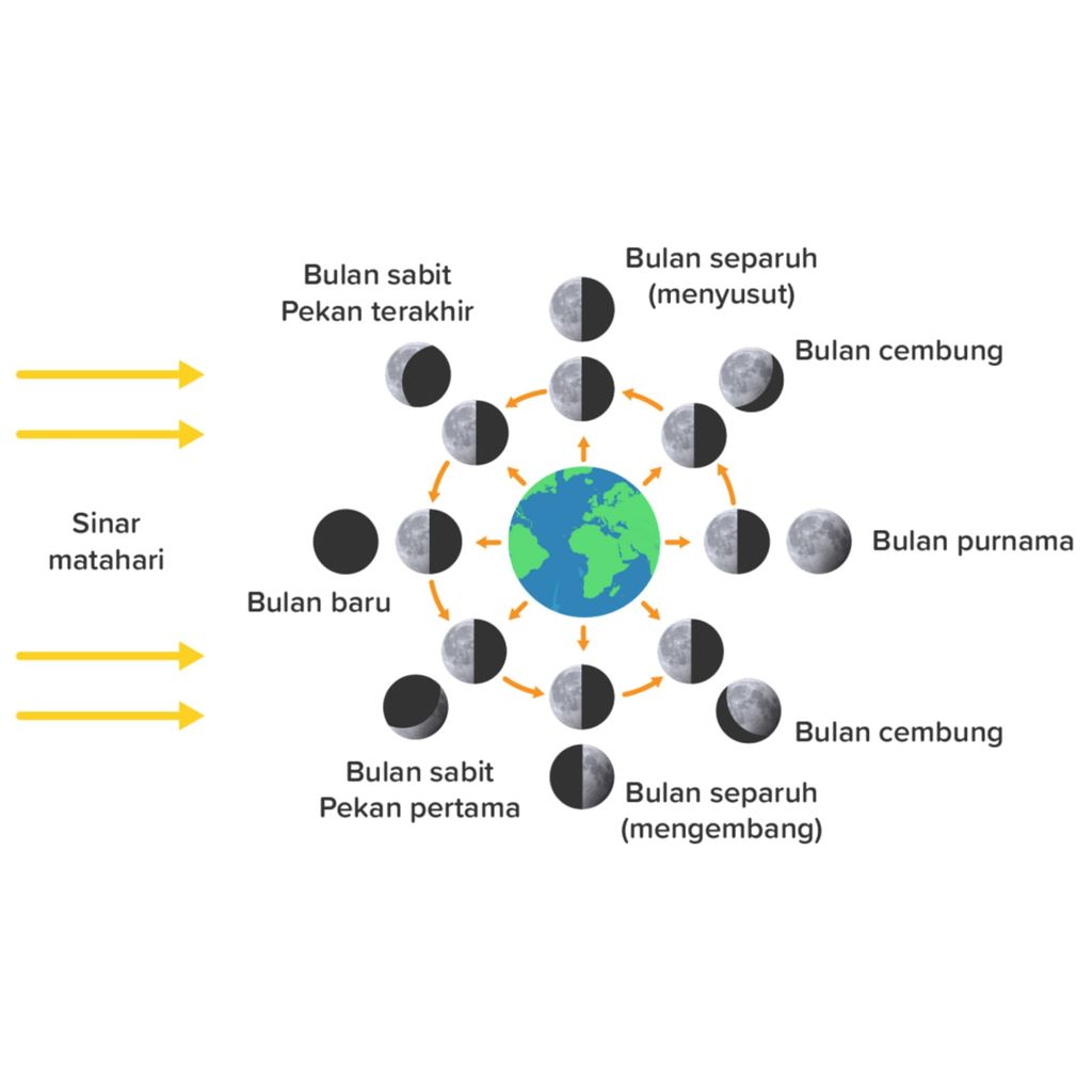 Sebutkan Fasefase Bulan?dan Jelaskan😙😄...