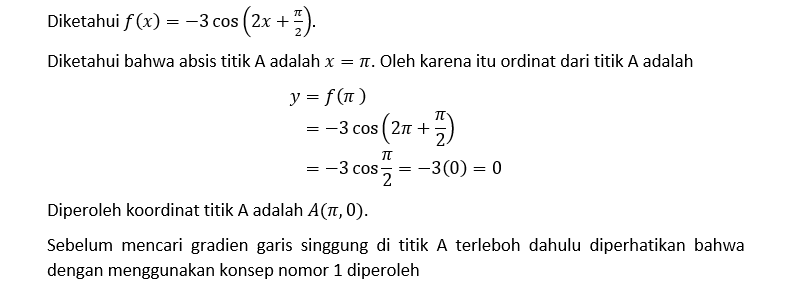 Diketahui F(x)=−3cos(2x+π/2). Misalkan Grafik Fung...