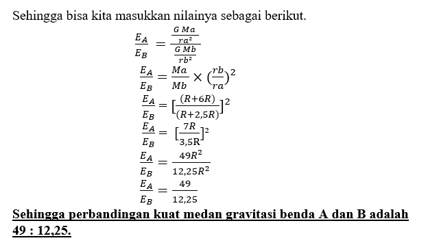 Benda A Dan Benda B Bermassa Sama Berada Diatas Pe...