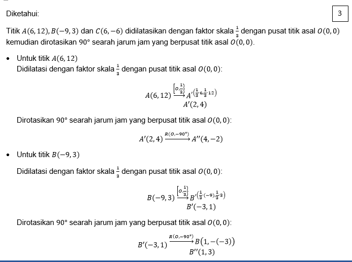 Diketahui Segitiga ABC Dengan Koordinat Titik Sudu...